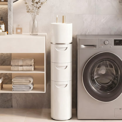 Schmales Badezimmer-Schubladenschrank, PP-Kunststoff