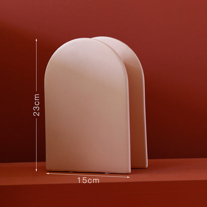 Keramik-Blumenvase, Nordisches Design