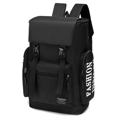 Herren-Rucksack aus Canvas, bis 16-Zoll-Laptop, atmungsaktiv