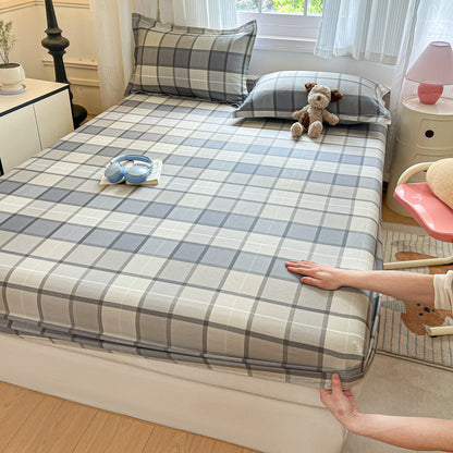 Baumwoll-Bettlaken mit Druck, 100 % Baumwolle