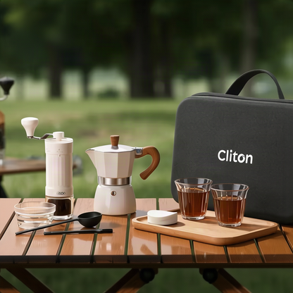 Espressomaschine, tragbar, halbautomatisch