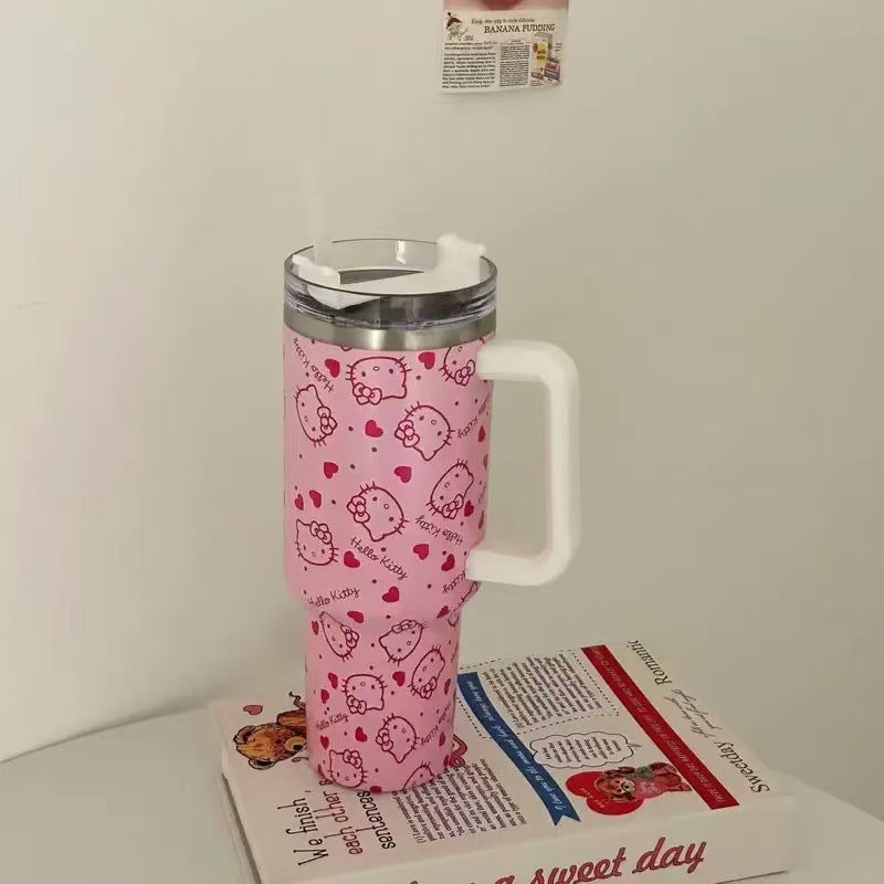 Isolierbecher aus Edelstahl, 40 oz, mit Henkel
