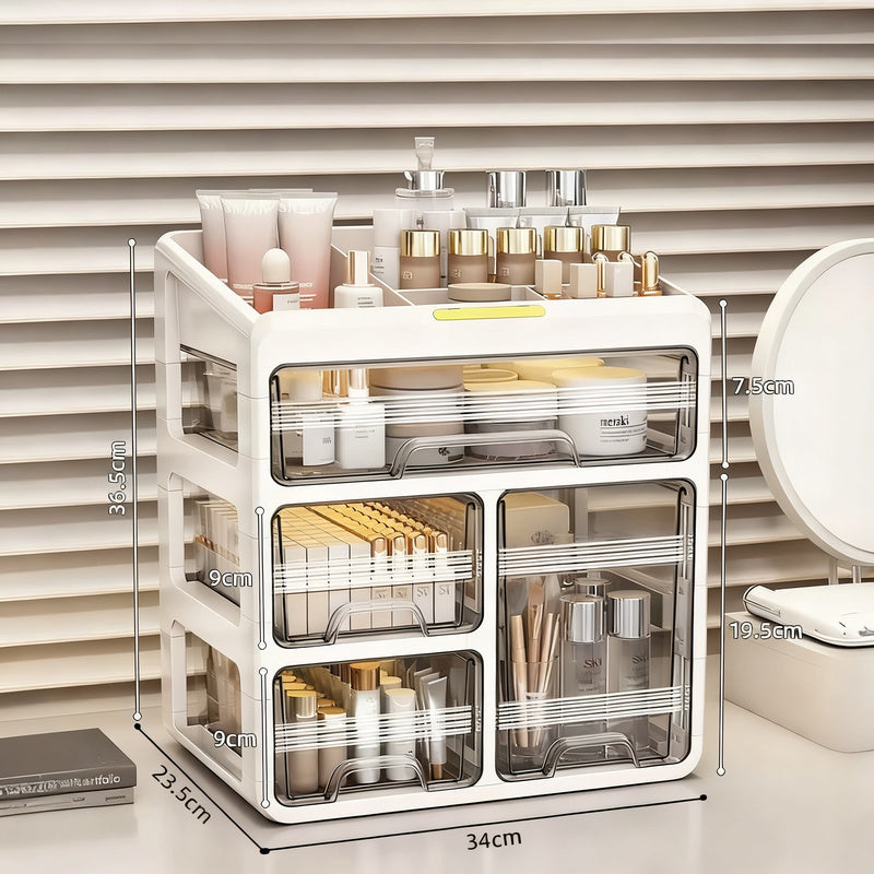 Transparente Kosmetik- und Schreibtisch-Organizer