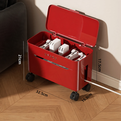 Kabelorganizer mit Rollen, doppellagig, Modell DD2626