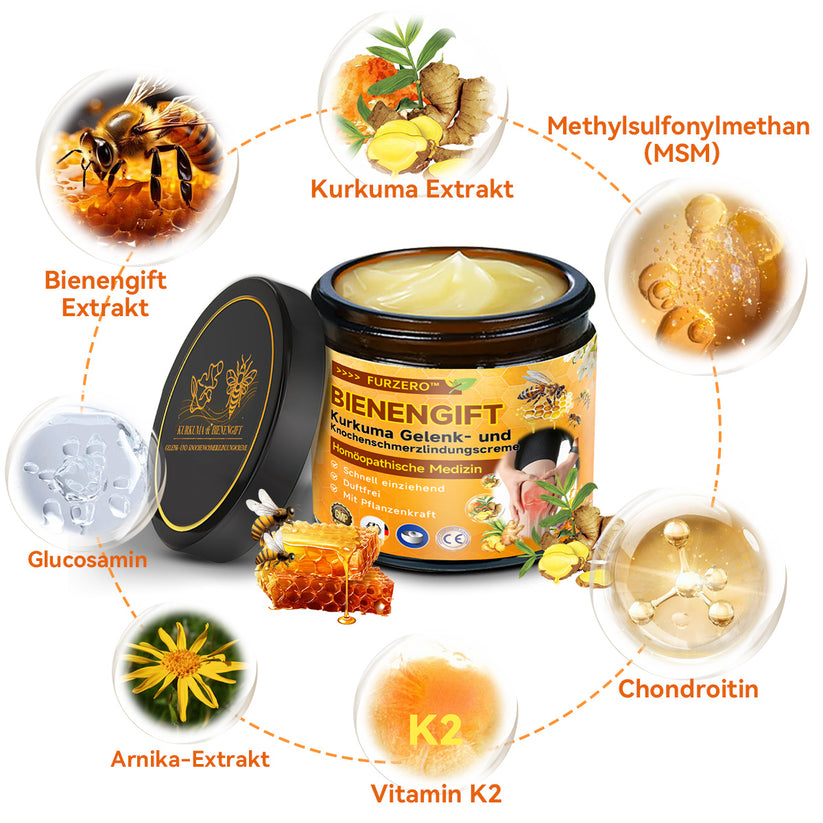 Bienen-Vital-Creme | Schnelle Schmerzlinderung | Brehn