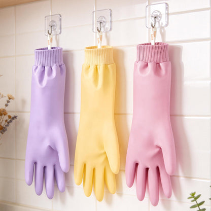 Küchenhandschuhe aus Gummi, 33 cm