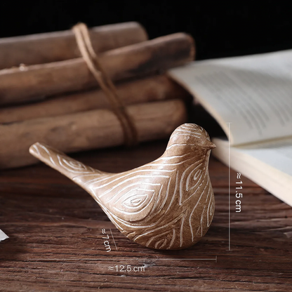 Vogelfigur aus Harz, modernes Design