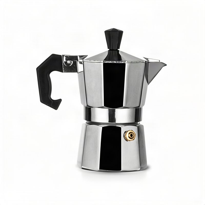 Espressokocher aus Edelstahl
