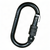 Stahlkarabiner für Klettern, 25 KN