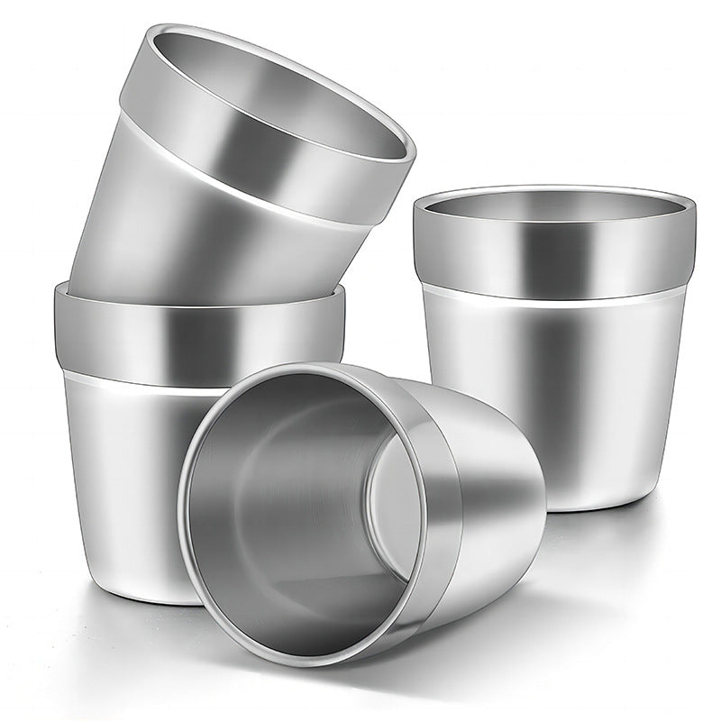 Doppelwandiger Edelstahlbecher 300 ml