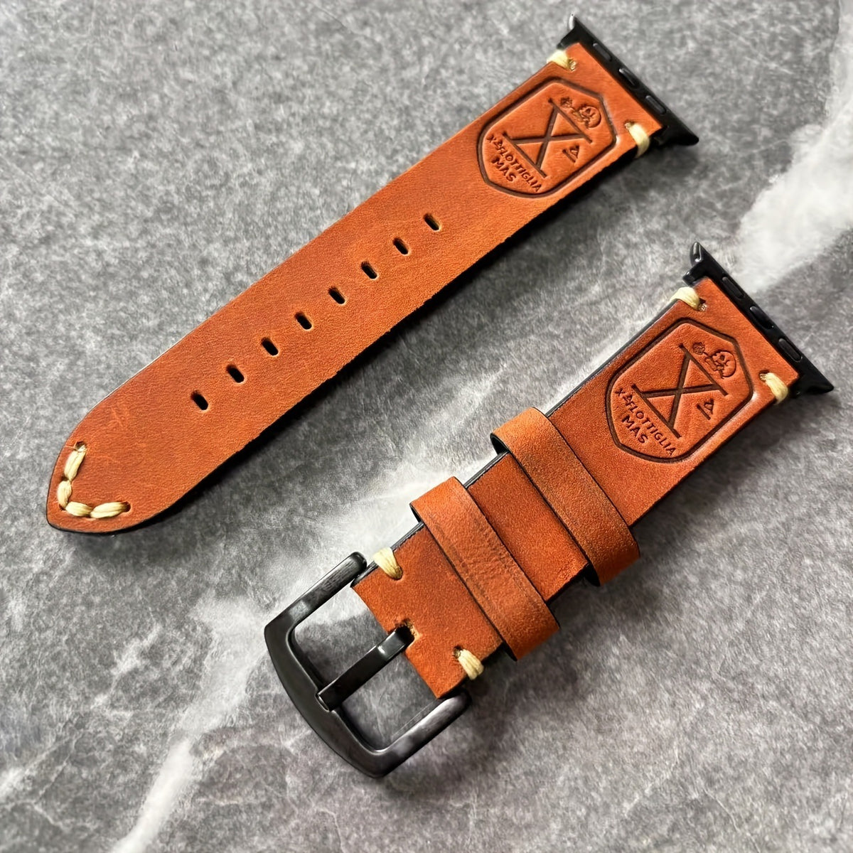 Vintage Uhrenarmband aus Rindsleder