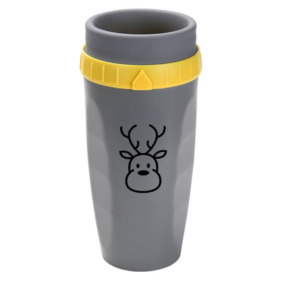 Tragbarer Trinkbecher mit Strohhalm, 300 ml