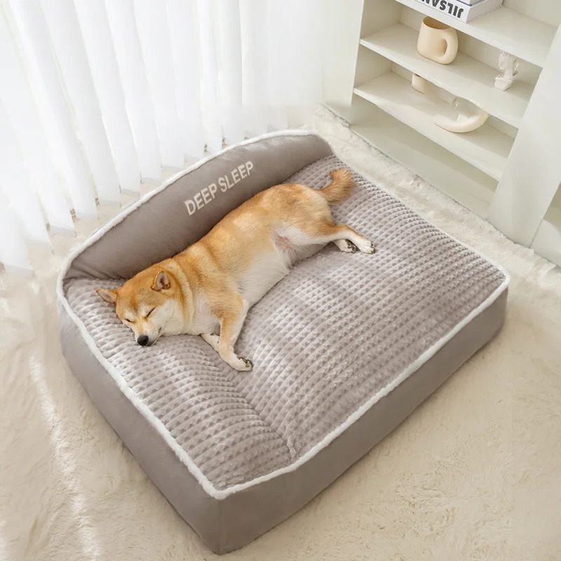 Orthopädisches Hundebett mit weichem, waschbarem Bezug | Brehn