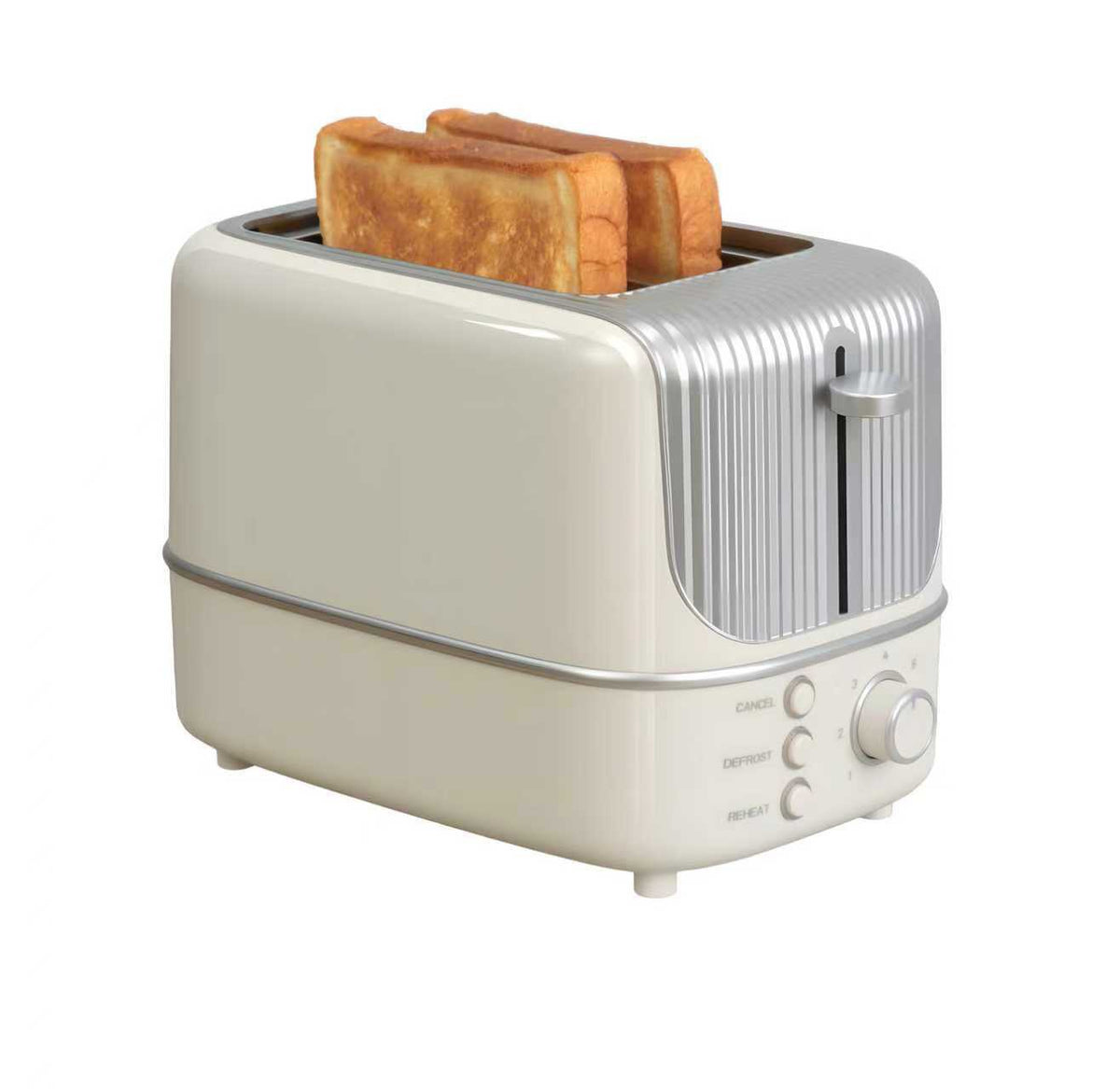 Toaster mit Funktionen Heizen, Rösten und Auftauen