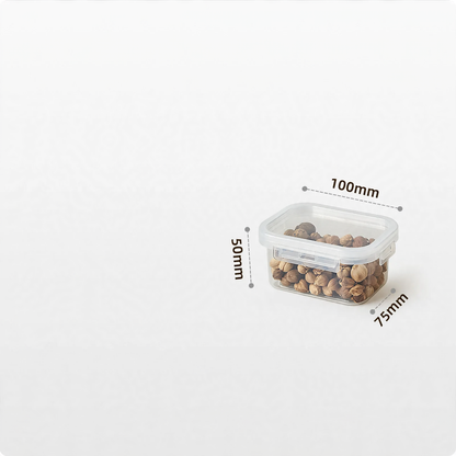 Frischhalteboxen aus Kunststoff, 200–900 ml