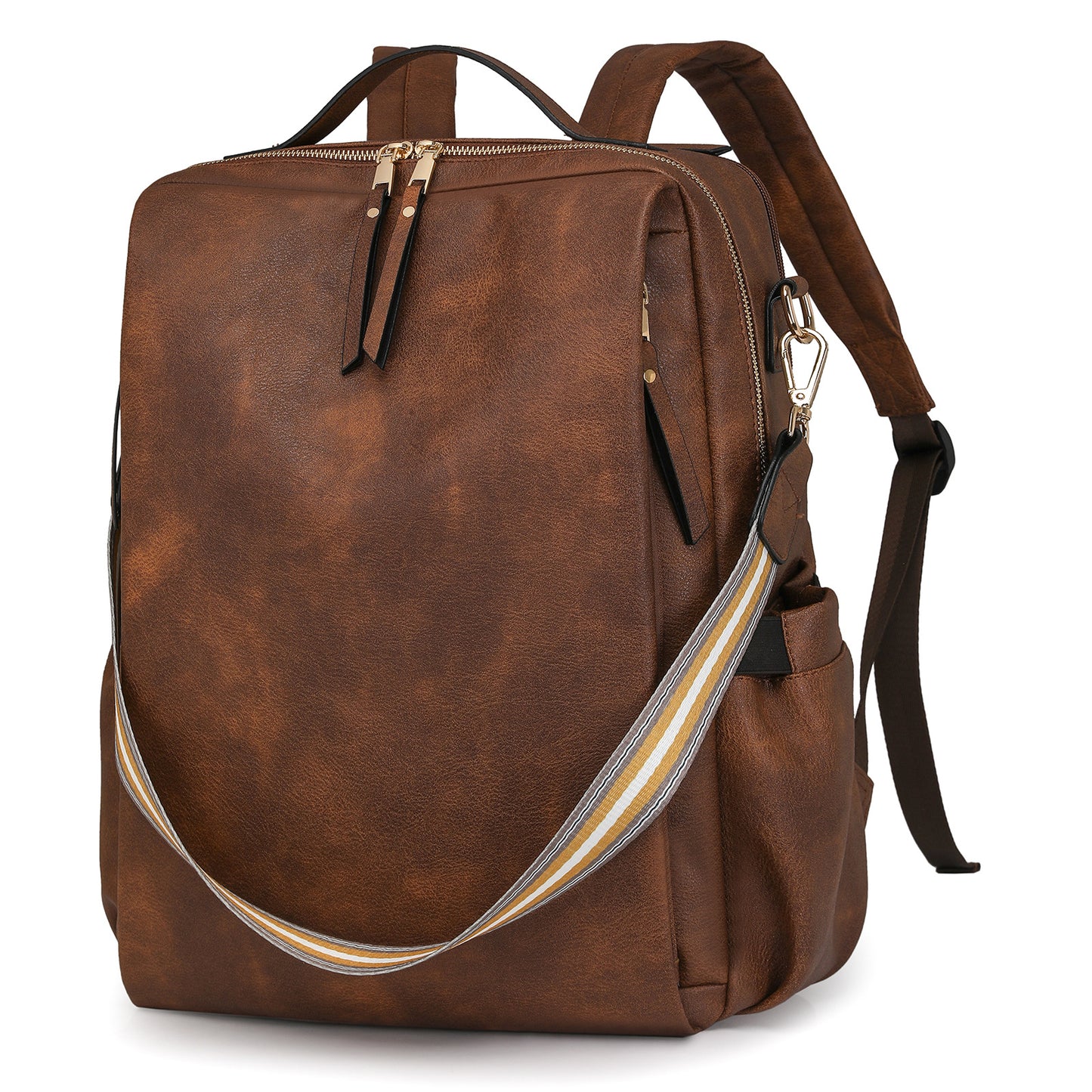 Damen-Rucksack aus PU, europäischer Stil