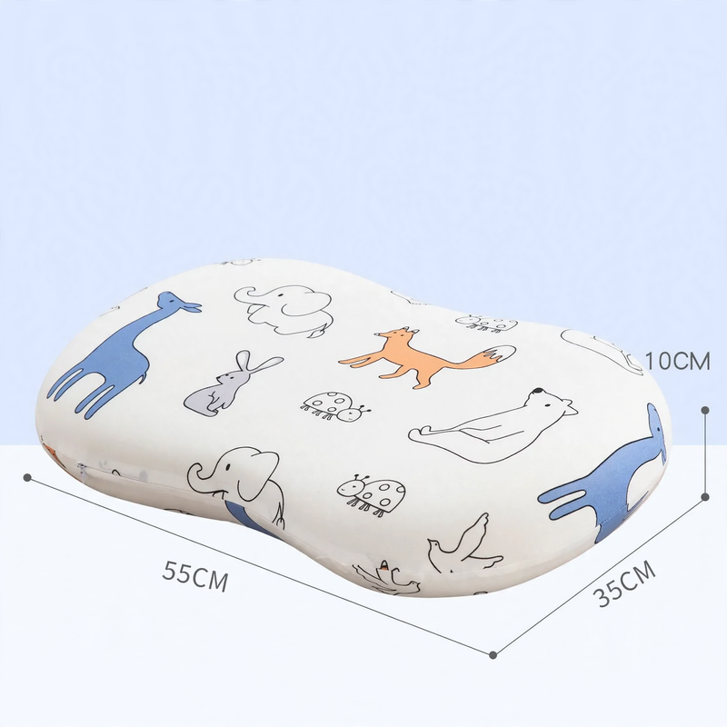 Kinderkissen mit Wellen-Design aus Memory-Foam