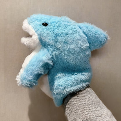 Handpuppe Hai mit beweglichen Armen