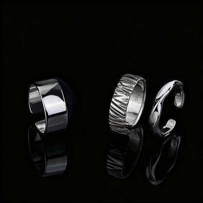 Offener Ring, verstellbar, Zinklegierung