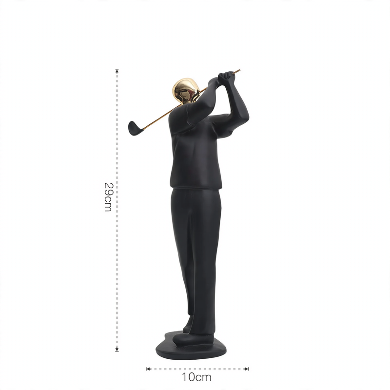 Sportfigur aus Kunstharz, europäischer Stil
