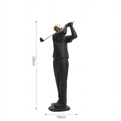 Sportfigur aus Kunstharz, europäischer Stil