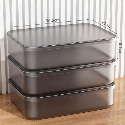 Transparente Aufbewahrungsbox aus Kunststoff