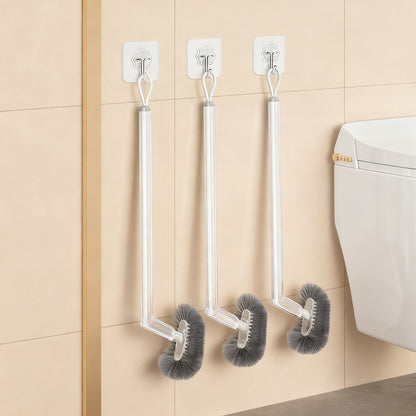 Toilettenbürste mit langem Griff, wandhängbar