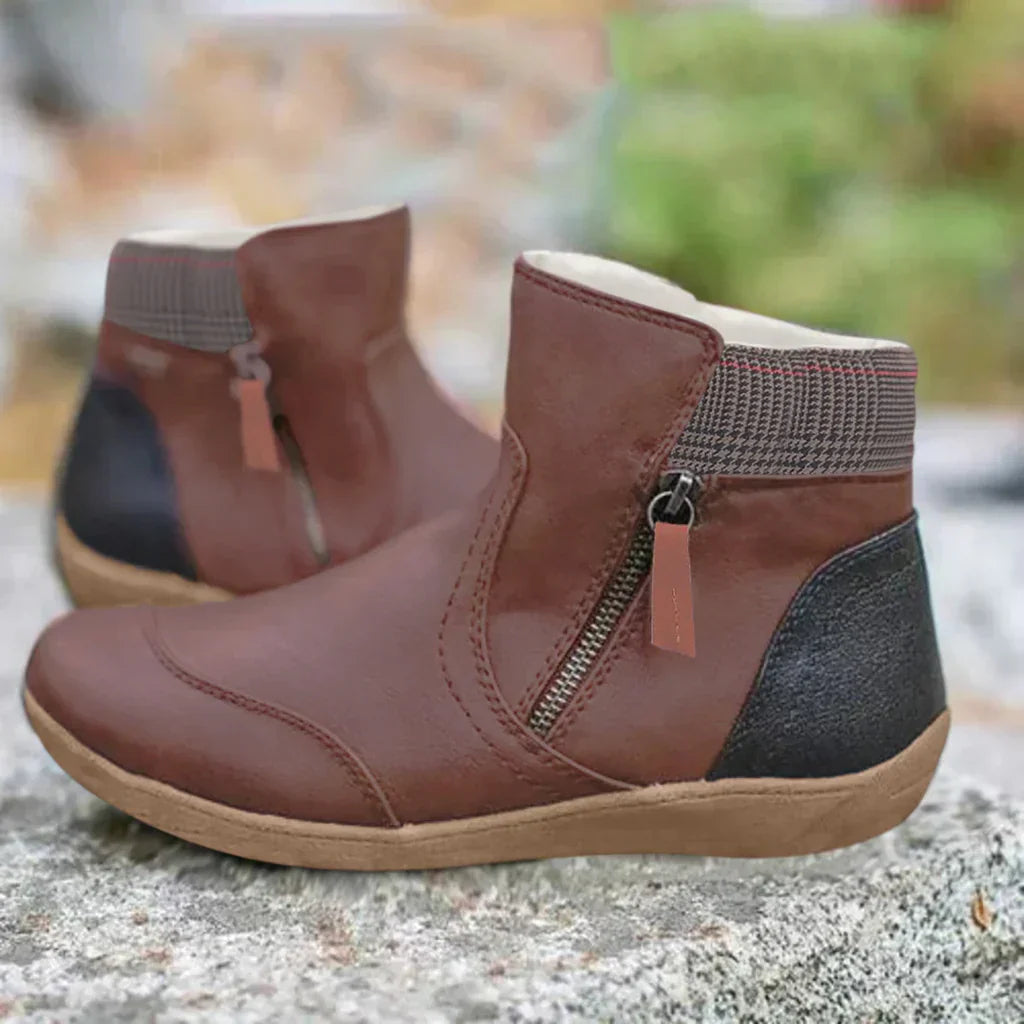 Wasserdichte, orthopädische Lederschuhe