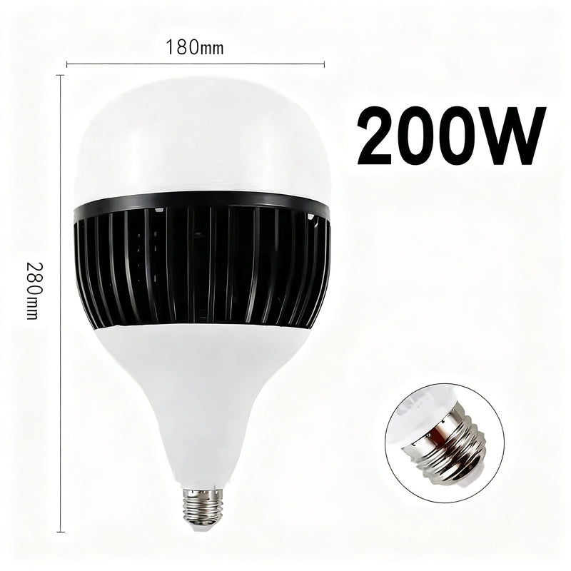 LED-Kugelleuchte E27, 50–200 W