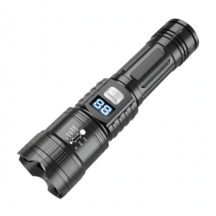 Aufladbare LED-Taschenlampe, Modell 6607