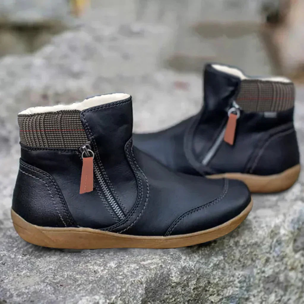 Wasserdichte, orthopädische Lederschuhe