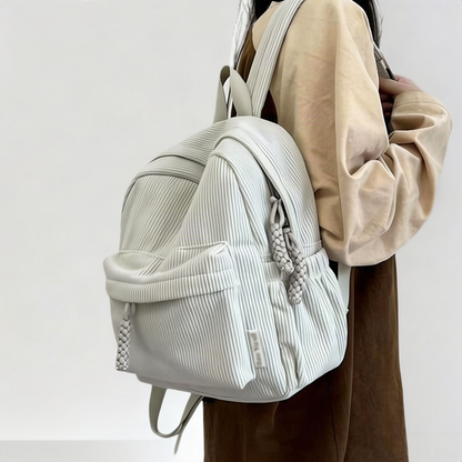 Damen-Rucksack, Cord, 20–35 L, für 13-Zoll-Laptop