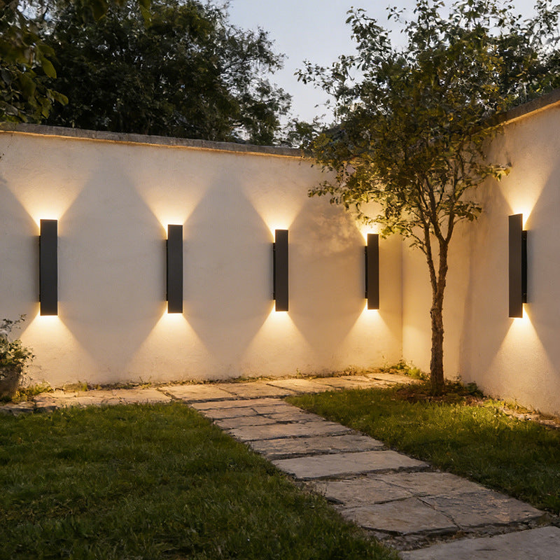 Außenwandleuchte IP65 LED Auf-Ab Aluminium