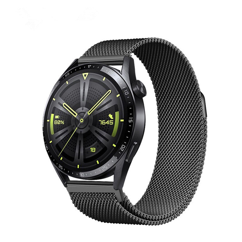 Schwarzes Luxusarmband für Ultradünn Smartwatch