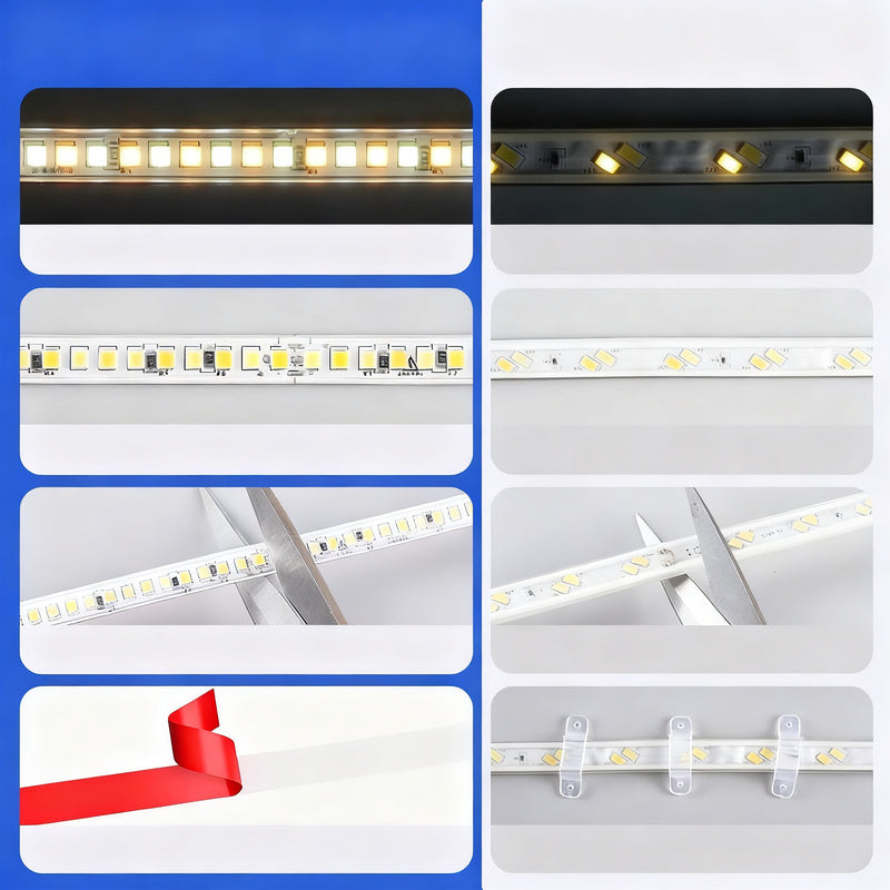 LED-Streifen mit Fernbedienung, 3-Farben-Wechsel