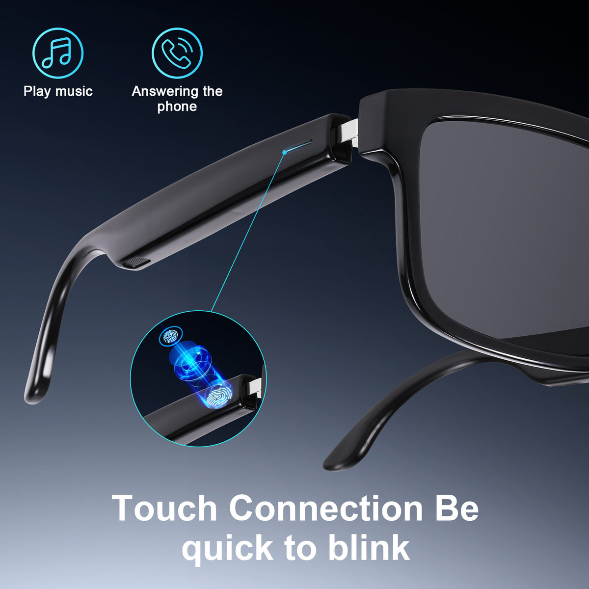 Bluetooth-Sonnenbrille mit Kopfhörer, Modell GL2