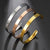 Armband aus Edelstahl, offen, glatte Oberfläche