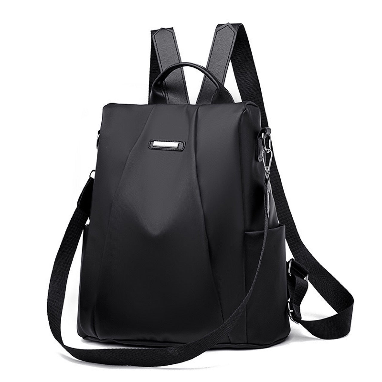 Nylon-Rucksack für Damen, kompakt, Freizeit