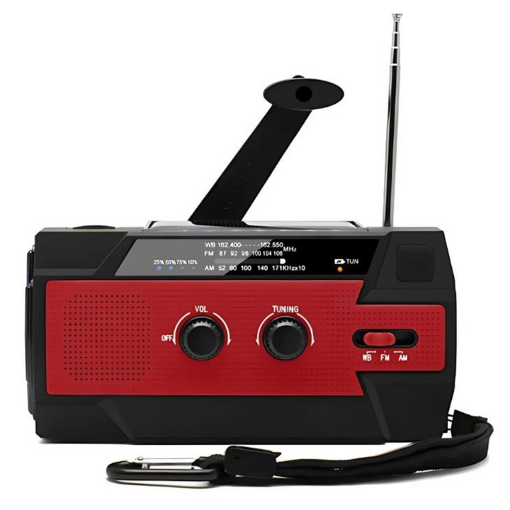 Multifunktionales solarbetriebenes Radio
