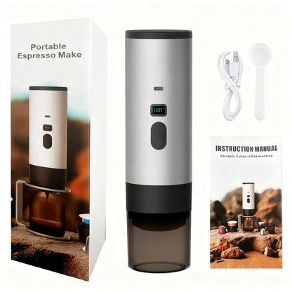 Tragbare Espresso-Kaffeemaschine mit Akku, 0,5 L