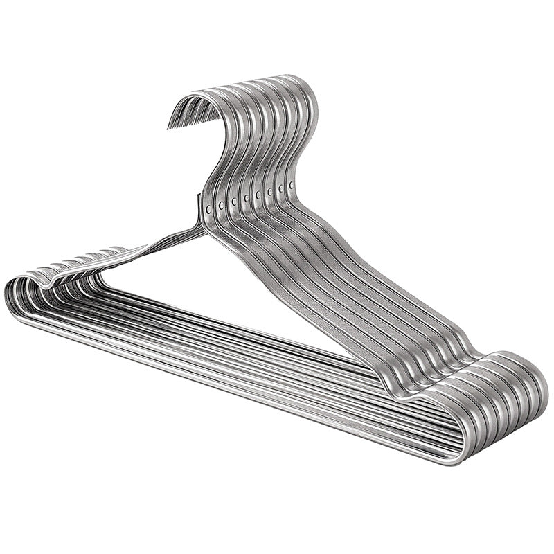 Aluminium-Kleiderbügel, rutschfest, ohne Kratzer
