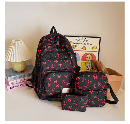 Drei-teiliges Rucksack-Set aus Nylon, groß und vielseitig