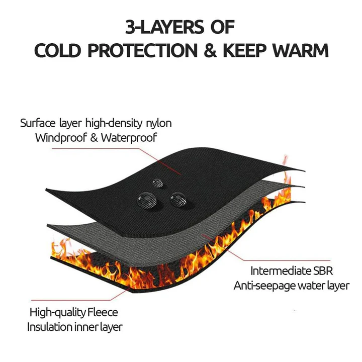 Wärmende Thermohandschuhe, Fahrrad-, Skihandschuhe