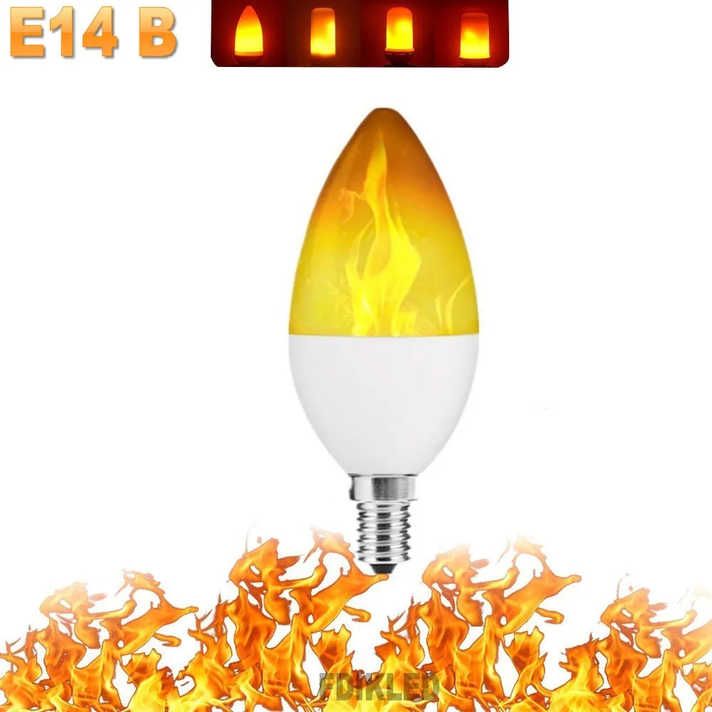 LED FLAME LIGHT PARTY LAMP - 4 MODI FEUER SIMULATION | Brehn