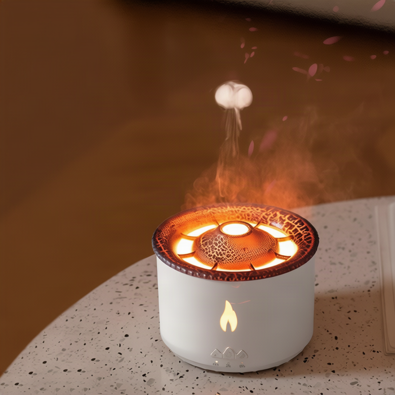 Großer Vulkan-Luftbefeuchter mit Aromafunktion, Modell 176