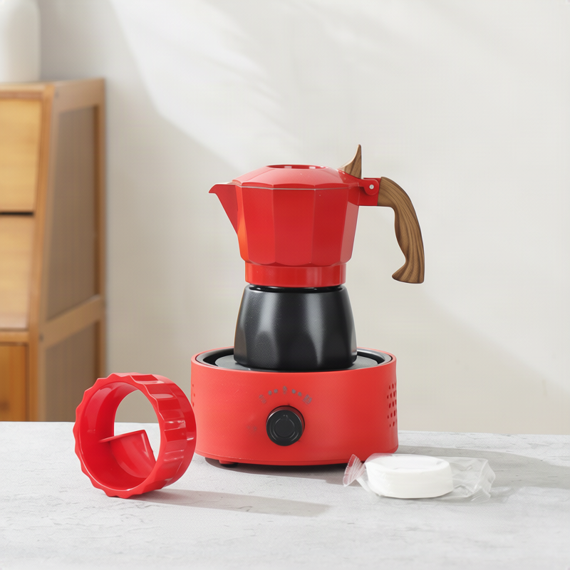 Espressokocher aus Edelstahl