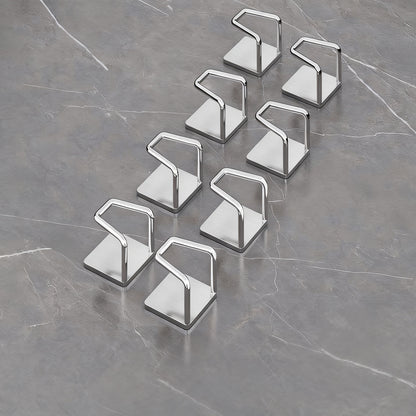 Edelstahl-Wandhaken ohne Bohren, 6er/8er Set
