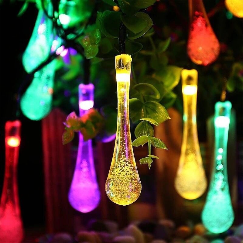 Solar-Lichterkette mit Sternen und Kugeln, 3,5 m