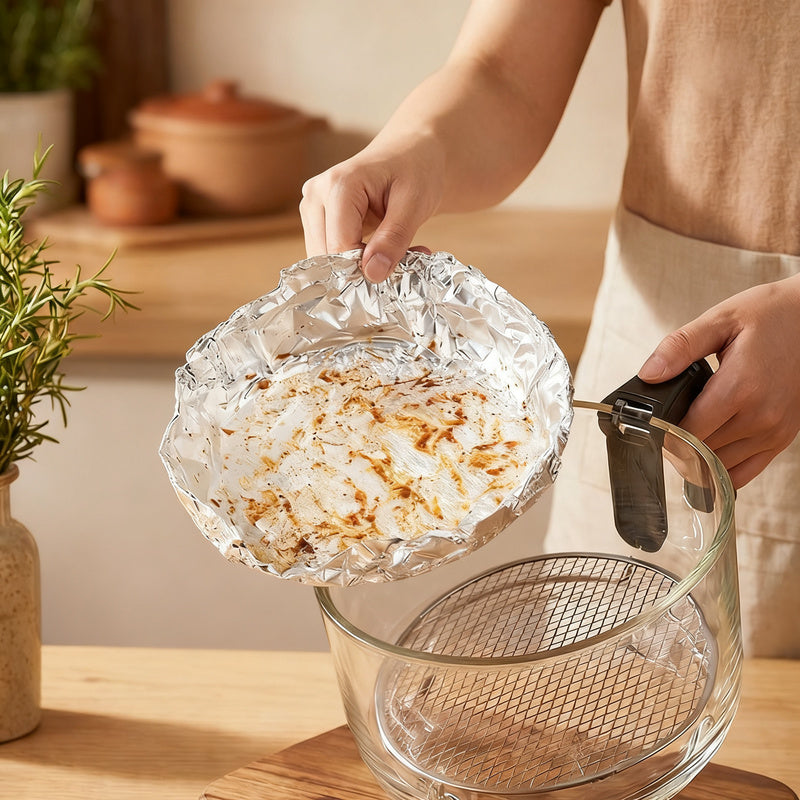 Aluminium-Backpapier für Ofen und Heißluftfriteuse