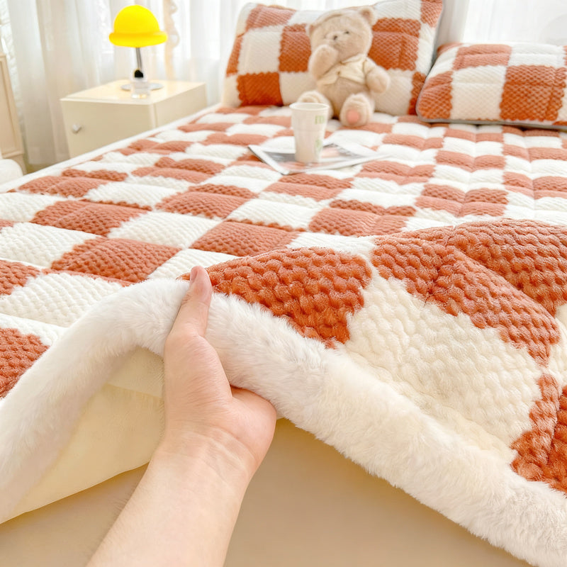 Fleece-Bettauflage, warm und weich